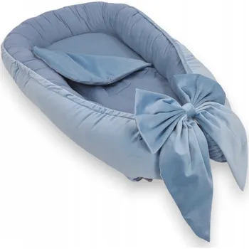 Hnízdečko pro miminko Hnízdečko pro miminko z bavlněného manšestru baby blue KOELL