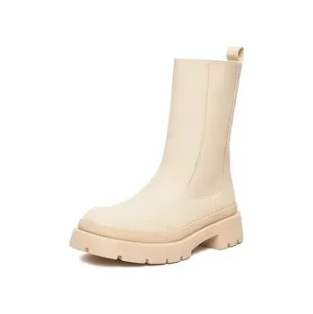 Dámská obuv Polokozačky DeeZee 13096-10 Béžová 38