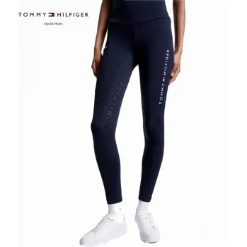 Dámské legíny Tommy Hilfiger legíny Elmira celoroční s plným gripem - Desert Sky - S