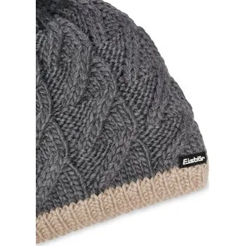 Čepice Čepice Eisbär Asteria Pompon 77075 733 Stříbrná OS