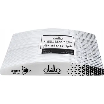 Pilníky na nehty Drillo #Bílé 100/180 25 Ks