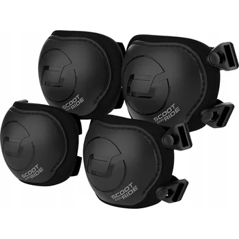 Chránič kolene Scoot&Ride - Dětské chrániče (na kolena a lokty) Black S