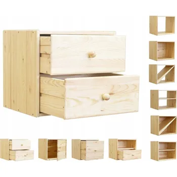 Knihovna Knihovna Wamar-Sosenka 45 x 39 x 35 cm borovice