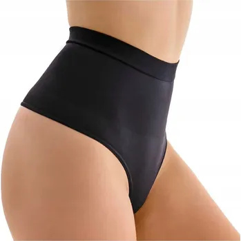 Kalhotky Gabriella zeštíhlující kalhotky tanga Figi tanga 1212 Seamless HW černé velikost L/XL