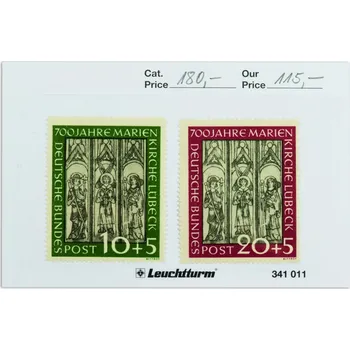 Obal pro sběratelský předmět LEUCHTTURM Kartičky pro prodej a zasílání známek Typ: 108 x 70 mm - bílá