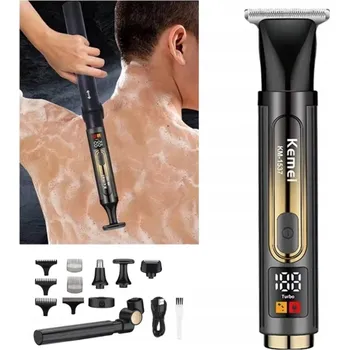 Holicí strojek 4 V 1 ELEKTRICKÝ HOLICÍ STROJEK NA ZÁDA HOLICÍ STROJEK ZASTŘIHOVAČ RUKOJEŤ SKLÁDACÍ