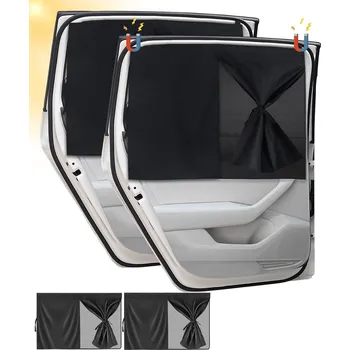 Stínítko do auta 2 KS MAGNETICKÁ SLUNEČNÍ CLONA DO AUTA NA ZADNÍ OKNO