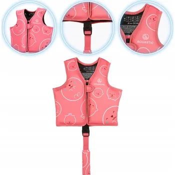 Plovací vesta Dětská záchranná vesta Aquastic vel. M do 19 kg
