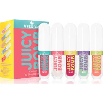 Essence Juicy Bomb Lip Oil Set 5x 2,4 ml