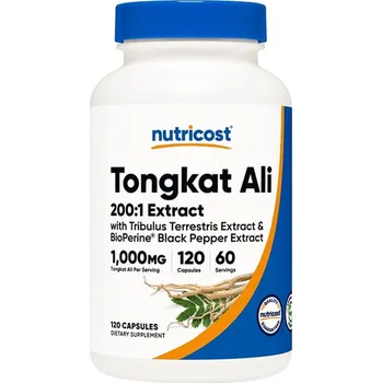 Přírodní produkt Nutricost Tongkat Ali 1000 mg vegan, 120 cps.