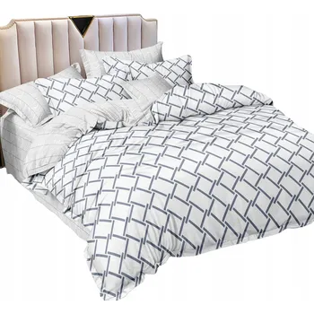 Povlečení SADA POVLEČENÍ 160X200 BAVLNĚNÝ SATÉN 2X POVLEČENÍ NA POLŠTÁŘ 70x80 VELKÝ VÝBĚR