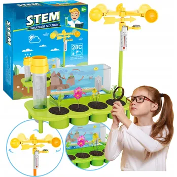 Obraz EDUKAČNÍ SADA INTERAKTIVNÍ METEOROLOGICKÁ STANICE - SIMULÁTOR POČASÍ 5D - PĚSTUJTE ROSTLINY