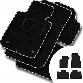 autokoberec Velurové autokoberce Motos 4 ks