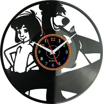 Hodiny Jungla Nástěnné Hodiny Vinylová Deska Moderní Dekorativní Dárek