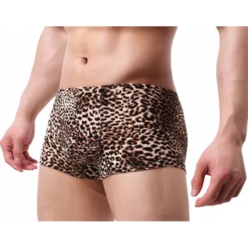Pánské spodní prádlo Pánské boxerky s leopardím vzorem - XL