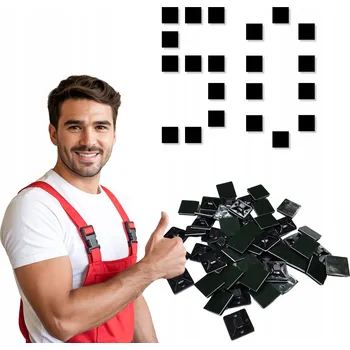 Stahovací páska Držák pro stahovací pásky QBA 50 KS SAMOLEPICÍ UPEVNĚNÍ PRO PÁSKY 3M