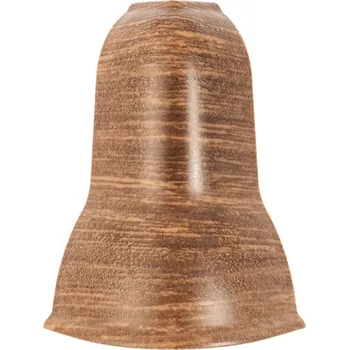Podlahová lišta Vnější Roh K Liště 62mm PVC DUB TABÁKOVÝ