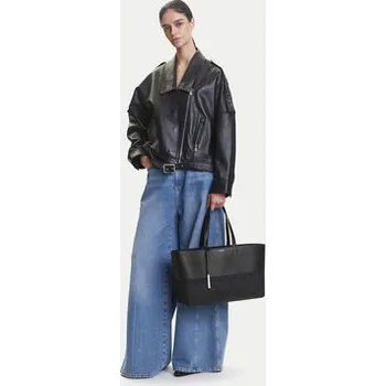 Kabelka Kabelka Calvin Klein Ck Mixmedia Shopper_Raffia K60K613167 Černá OS