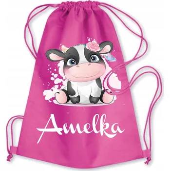 Školní Vak/Batoh na Tělocvik Do Školky Školy Zvířátka Boho + JMÉNO 7