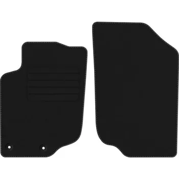 autokoberec Velurové autokoberce s upevněním v sadě Edecor