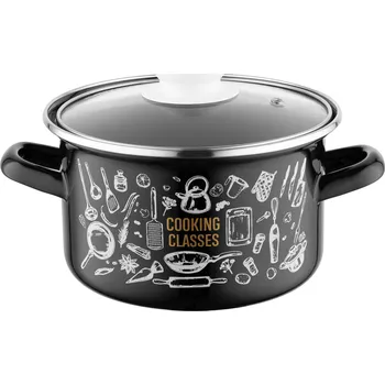 Hrnec Tradiční Emalia Pleszew Hrnec Pleszew Kitchen Black 2,1 l
