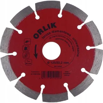 Řezný kotouč DIAMANTOVÝ KOTOUČ ORLIK 125/22,23 MM NA BETONU