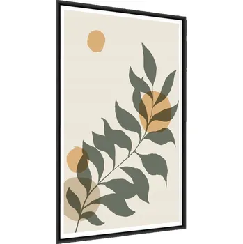 Obraz Plakát na zeď Jemné Dekorativní LÍSTKY 30x40