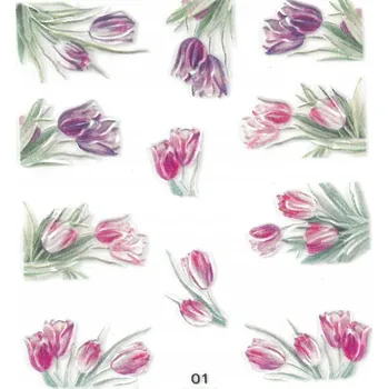 5D akrylová samolepicí nálepka na nehty s EFEKTEM