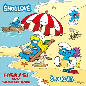 omalovánky Akim Samolepkové album šmoulové – hraj si se samolepkami Šmoulové