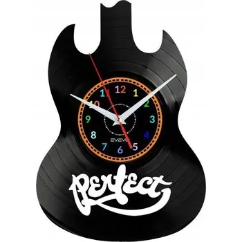 Hodiny PERFEKTNÍ HODINY NÁSTĚNNÉ DEKORATIVNÍ MODERNÍ VINYLOVÁ DESKA VINYL JAKO DÁREK