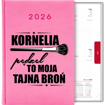 Kalendář Knižkový kalendář 2026 A5 růžový