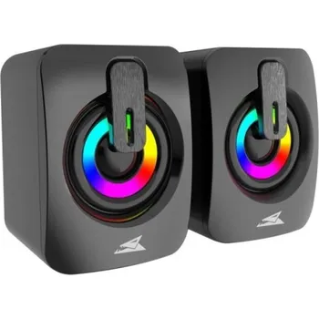 Baracuda Reproduktory 2.0 SEASHELL, LED, černá (BGSP-011)