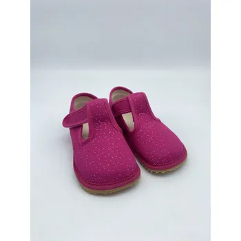 Dámská zdravotní obuv Beda Barefoot bačkůrky BF-060010/W Pink Shine Velikost EU: 24, vnitřní délka: 151, vnitřní šířka: 64