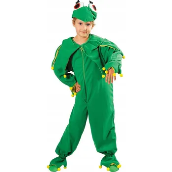 Karnevalový kostým KOSTÝM ŽABKA KOMBINÉZA 98/104 ČÁPOVÁ ŽABKA MONIKA