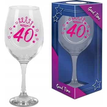 Sklenice Dárek Sklenice Na Víno k 40. narozeninám 580ml