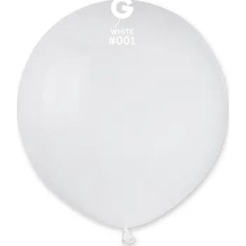 Balónek Balónky Pastelové Bílé Gemar 19" - 1 ks