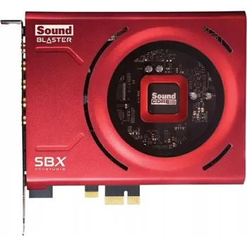Zvuková karta Zvuková karta Creative Sound Blaster Z SE PCI-E, červená