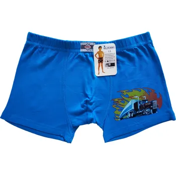 Chlapecké spodní prádlo Elevek Chlapecké boxerky bavlněné Kamion 605100 Barva: Modrá, Dětská velikost: 5 let