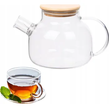 Konvice na čaj Tradiční skleněná Konvice Absolu Chic 0,8 l bezbarvá