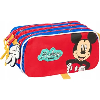 Penál Penál rozkládací trojitý Mickey Mouse