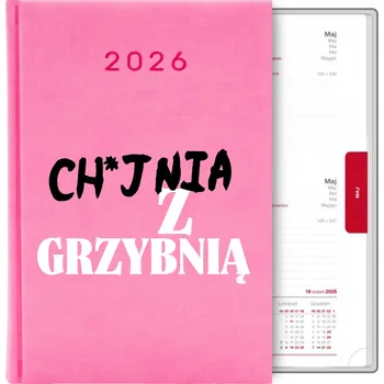 Kalendář Knižkový kalendář 2026 A5 růžový