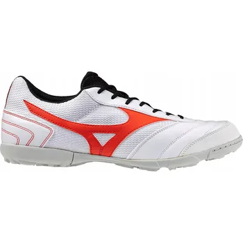 Pánská sportovní obuv Fotbalová obuv pánské Mizuno MRL Sala Club TF white/radiant red velikost 44 EU