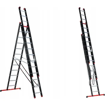 Žebřík Žebříky žebřík hliníkový multifunkční 3x12 ALTREX MOUNTER 123612