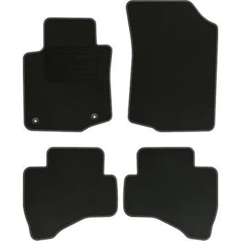 autokoberec Velurové autokoberce s upevněním v sadě Edecor