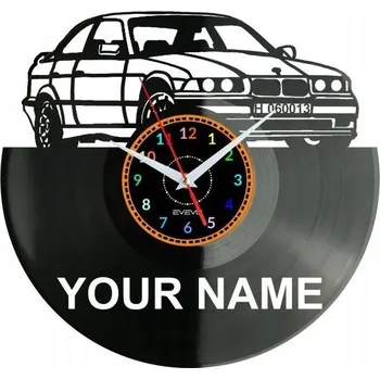 Hodiny Staré Německé Auto Tvé Jméno HODINY NÁSTĚNNÉ DEKORATIVNÍ MODERNÍ PL