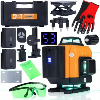 Měřící laser Křížový laser Rosfix Orange Tiger ROT16L, dosah 25 m