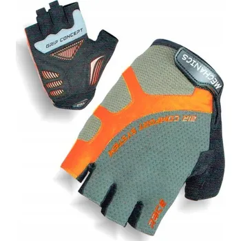 Cyklistické rukavice Cyklistické rukavice Velo Mechanics vel XL, oranžové