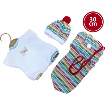 Llorens M30-008 obleček pro panenku miminko velikosti 30 cm