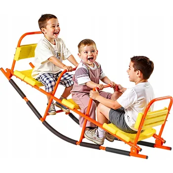 Dětská houpačka VEVOR Houpačka Balanční 3 Režimy Hraní Houpačka Pro Děti Pro 3 Osoby