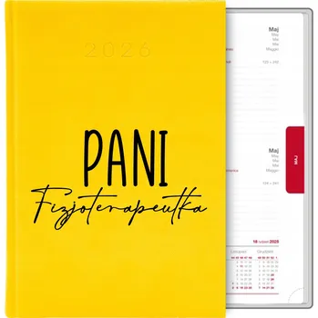 Kalendář Knižkový kalendář 2026 A5 žlutý